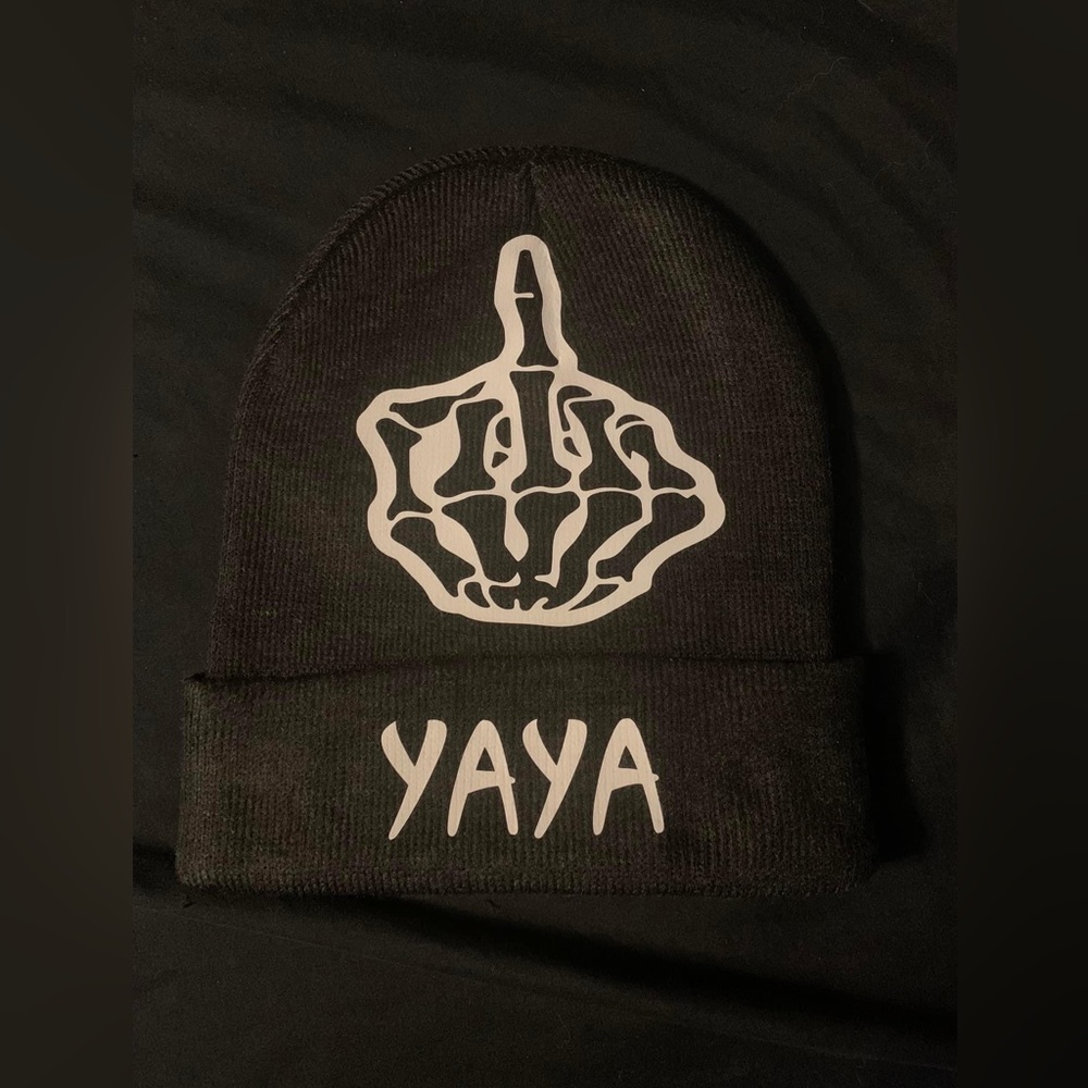 YAYASCustoms dark grey toque